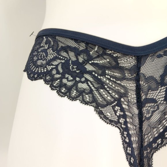 TAHARI 36B/M BLUE PUSH UP BRA SET - Picture 13 of 16